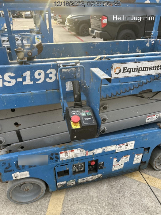 2018 Genie GS-1930 Genie GS-1930 Scissor Lift w/Standard Options