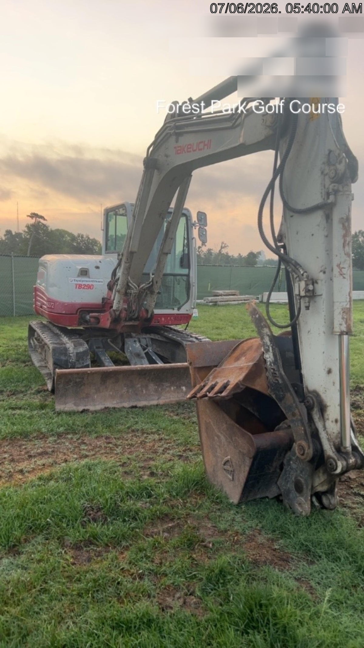 2019 Takeuchi TB290 Cab/Heat/AC Rubber tracks, Dozer blade, Travel alarm, Auxiliary hydraulics w/Manual QC, Hydraulic thumb, 18", 24", and 36" Buckets