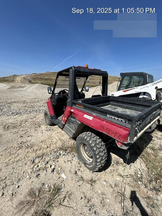2021 Yanmar YU1000 Canopy, Steel Wheel, Poly WindShield, Beacon, Backup Alarm
