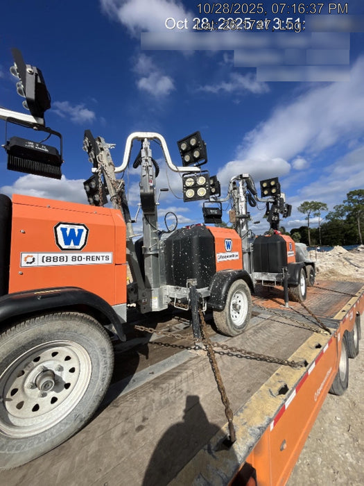 2023 Wanco WLTT-4MM4K Diesel, Deep Sea Controller, Shore Power Plug, Auto Start, (4) 350W LED Floodlights, 4kW Generator, 60 Gal Fuel Tank, 2" Ball, T3