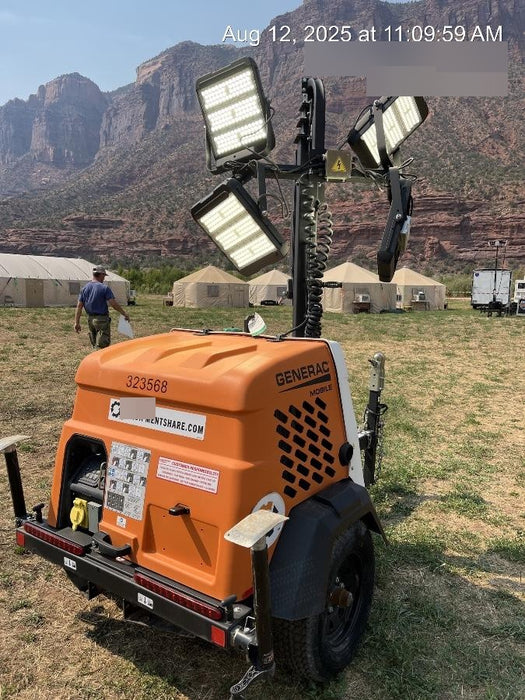 2023 Generac MLT2 Diesel, Flex Switch 120V Input, Powerzone Controller, (4) 320W LED Lights, 4kW Generator, 39.9 Gal Fuel Tank, 2" Ball, T3