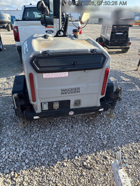 2019 Wacker Neuson LTV6L-MH Wacker Neuson LTV6L Mobile Light Tower w/Fuel Level Sensor Installed