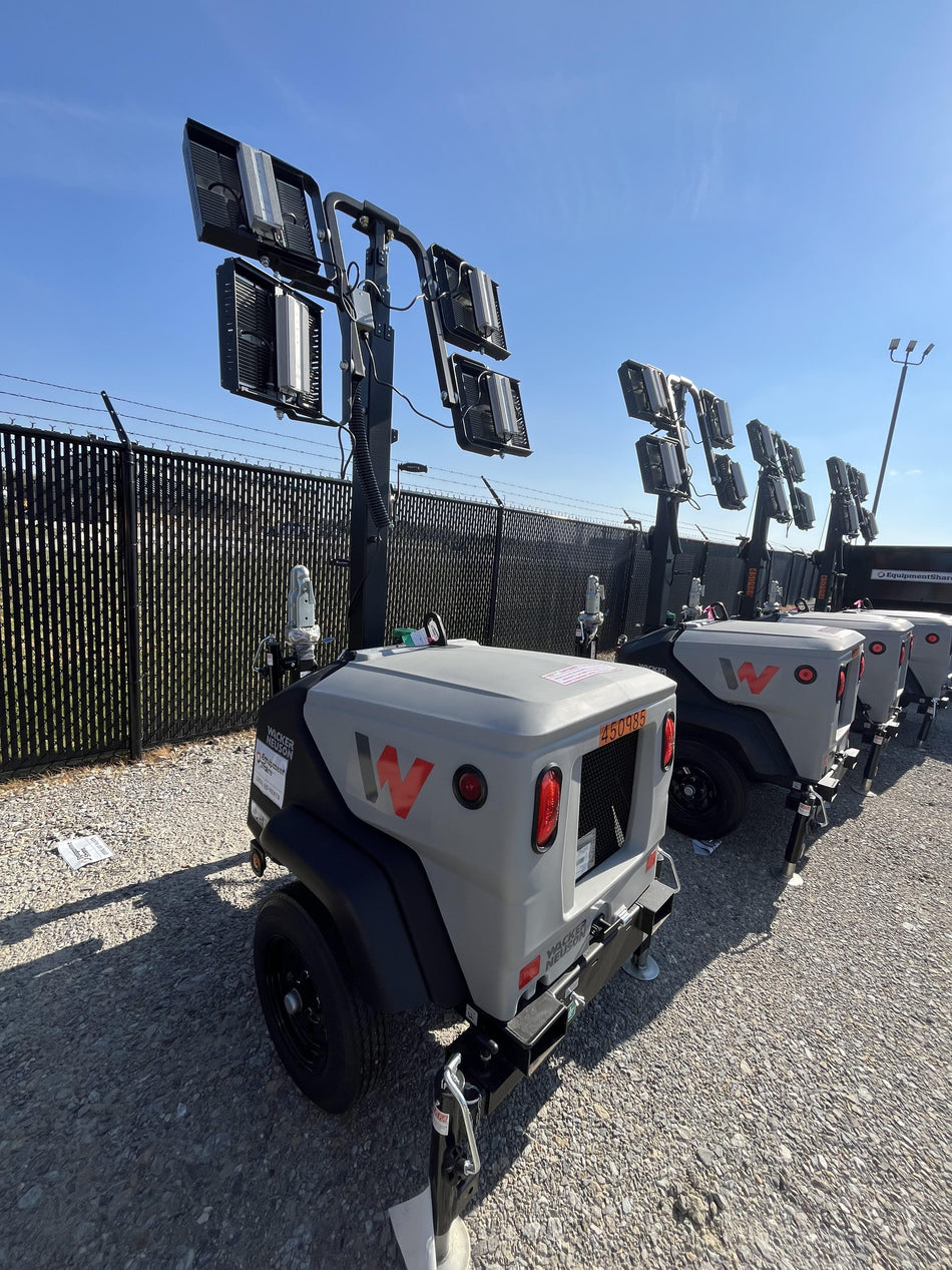 2024 Wacker Neuson LTT4 Diesel, Kohler KDW702, Deep Sea Controller, Auto Start, LED 320W, Bypass Outlet, T3