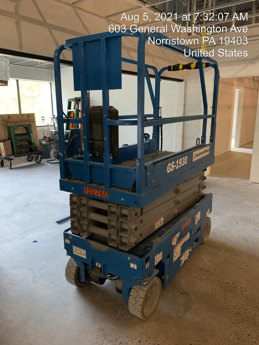 2020 Genie GS-1930 Fixed rails with chain entry gate - Pre A92.20