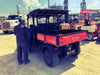 2021 Kubota RTV-X1140W-H Plastic Canopy, Windshield Acrylic Clear, LED Strobe Light, Wire Harness Kit, Back up Alarm