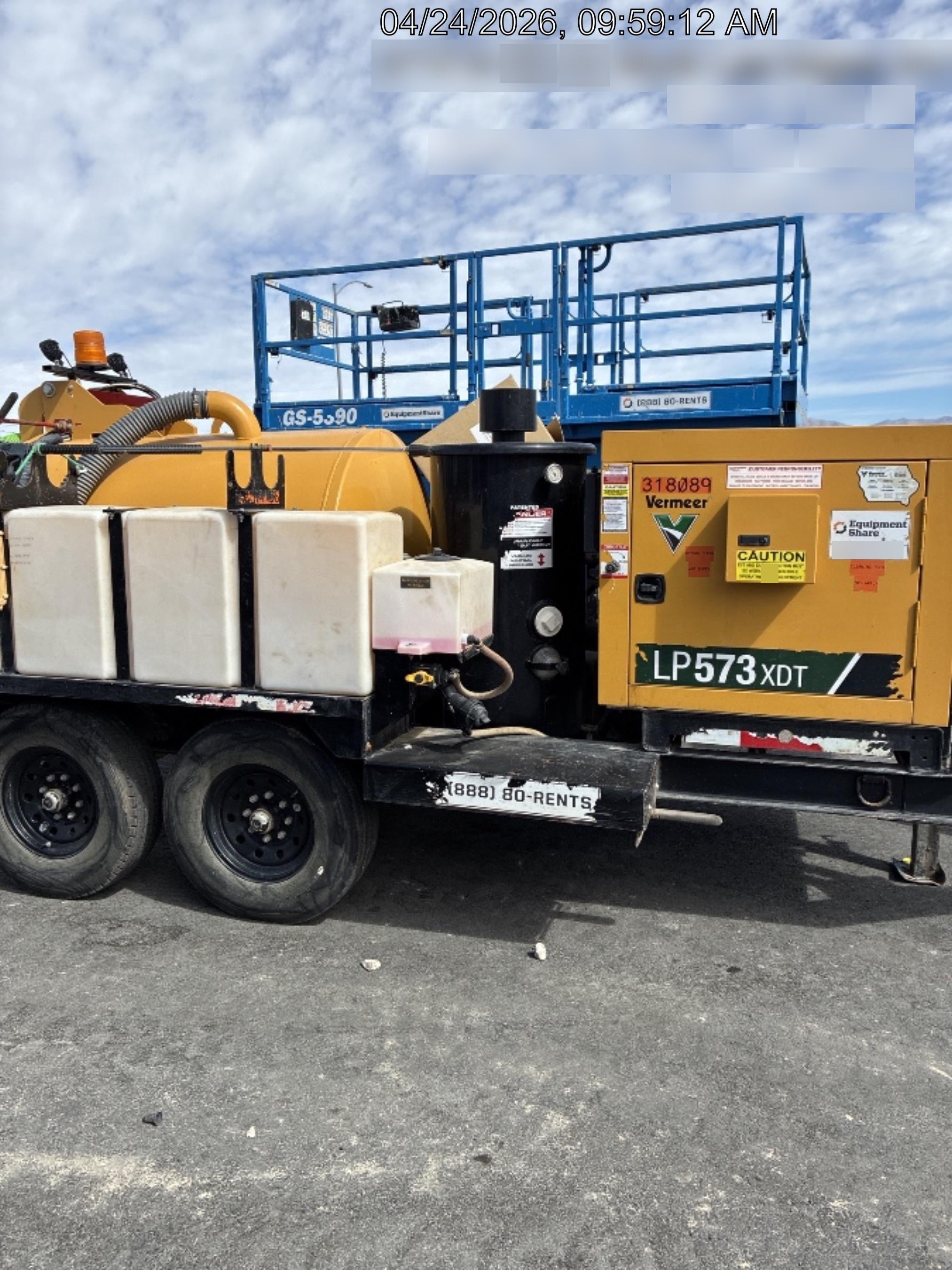 2023 Vac-Tron LP573XDT T4 Koehler Diesel Engine, 500 Gallon Debris Tank, x2 100 Gallon Water Tanks