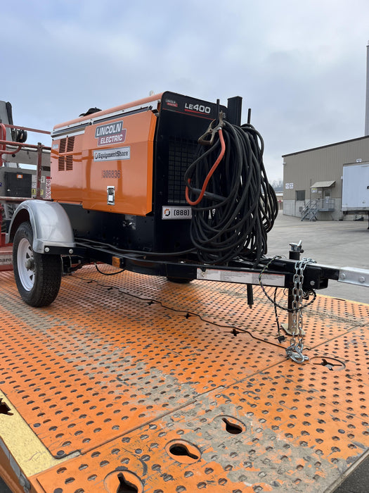 2023 Lincoln Electric LE400 Kubota V1505, Trlr, Cable Rack, Light Kit, ES Decals, T3