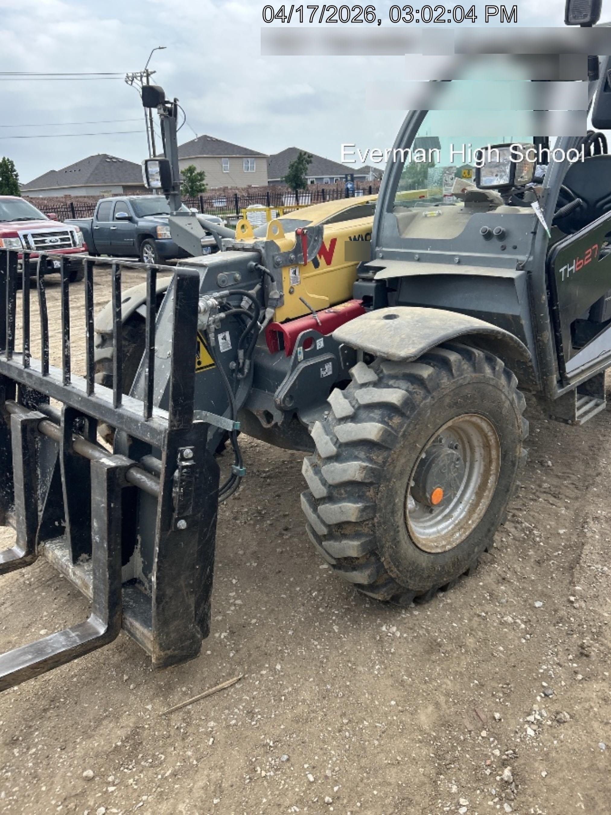 2018 Wacker Neuson TH627 Wacker Neuson TH627 Telehandler w/Canopy, Solid Tires, 48" Carriage and Forks