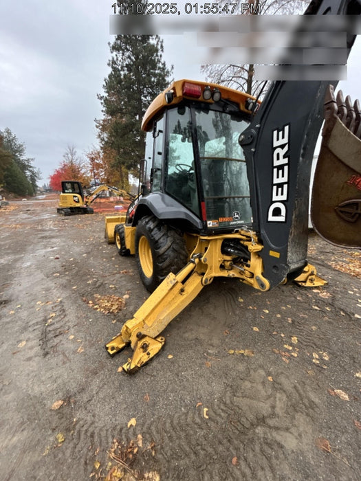 2020 John Deere 310LEP Cab/Heat/Air, 4WD, Standard Stick, Pilot Controls, 2 Way Hydraulics, TAG Manual QC