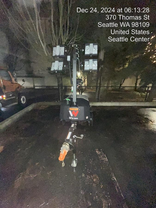 2024 Wacker Neuson LTT4 Diesel, Kohler KDW702, Deep Sea Controller, Auto Start, LED 320W, Bypass Outlet, T3