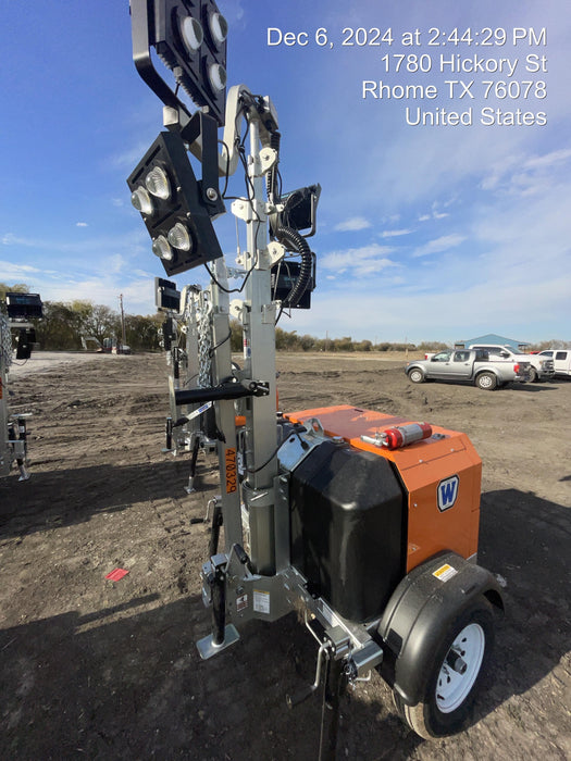 2024 Wanco WLTT-4MM4K Diesel, Deep Sea Controller, Shore Power Plug, Auto Start, (4) 350W LED Floodlights, 4kW Generator, 60 Gal Fuel Tank, 2" Ball, T3