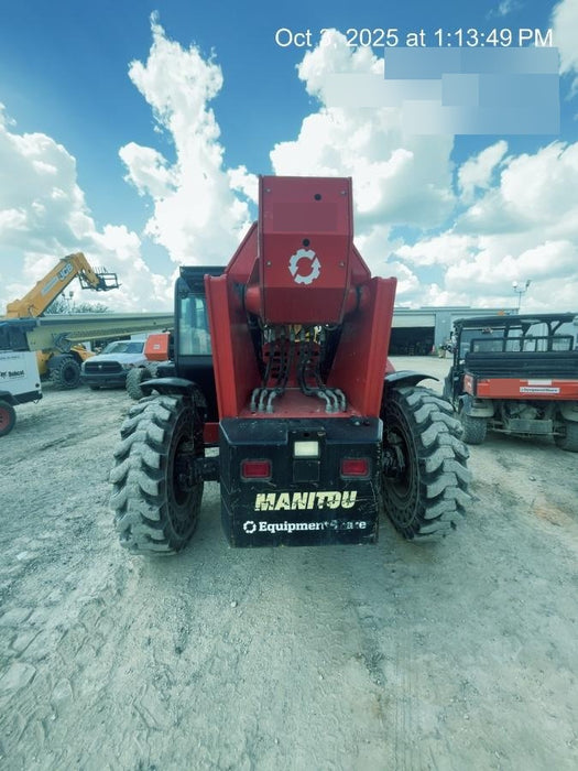 2020 Manitou MTA12055SER3 Cab/Heat/Air, Solid Tires, Amber Strobe, Lift Hook w/66" Carriage, 60" Forks