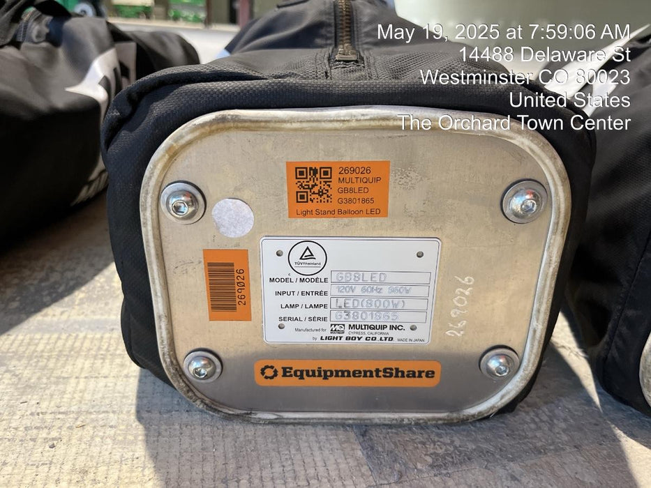 2022 MULTIQUIP GB8LED