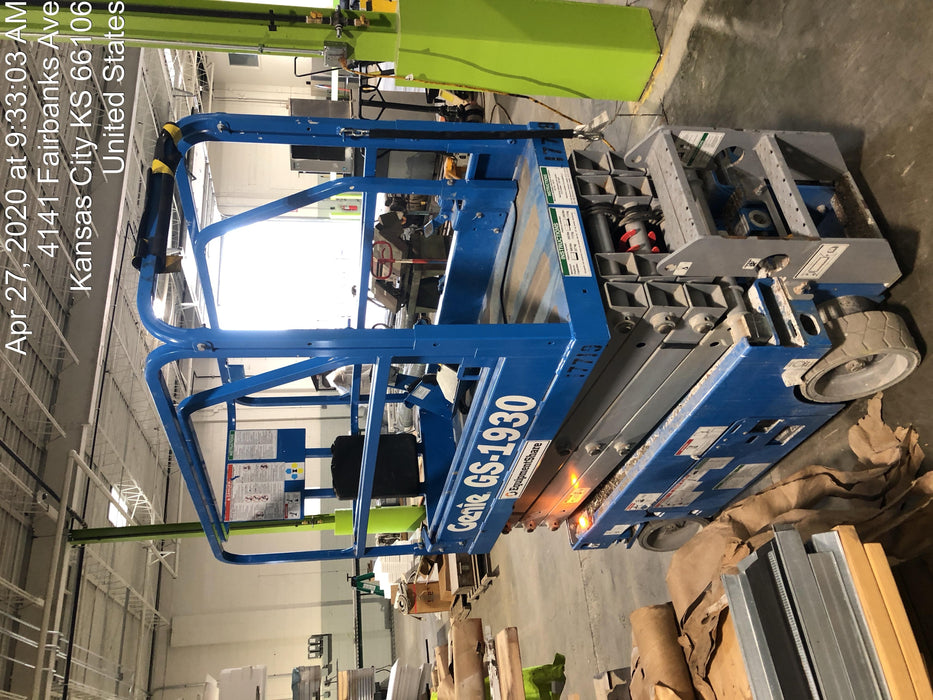 2018 Genie GS-1930 Genie GS-1930 w/Fixed Rail, Chain Entry
