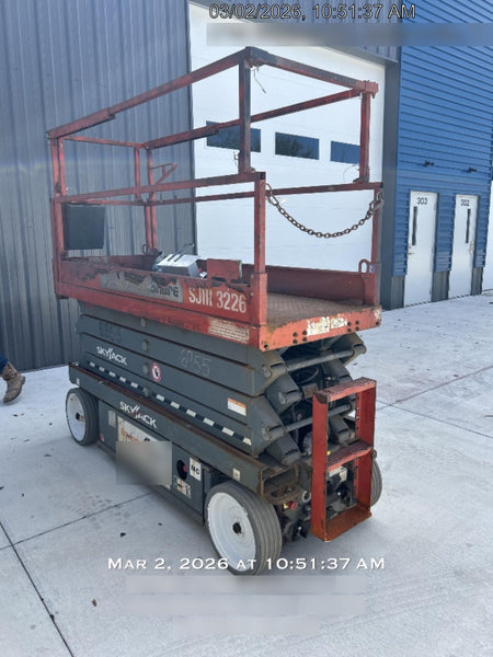 2018 Skyjack SJIII-3226 Skyjack SJIII3226 Scissor Lift w/Trojan Batteries