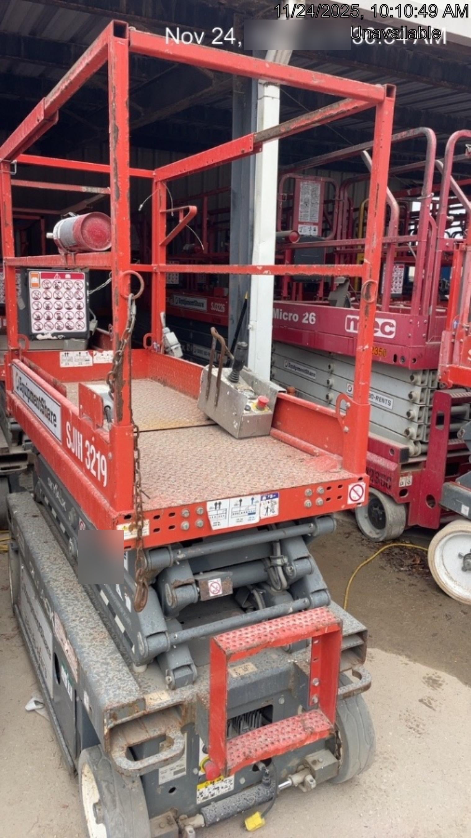 2019 Skyjack SJIII-3219 Standard Options, Trojan Batteries