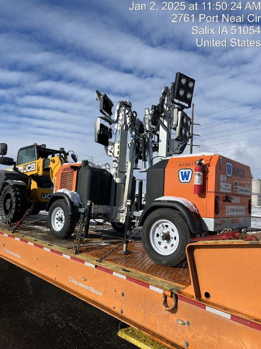 2024 Wanco WLTT-4MM4K Diesel, Deep Sea Controller, Shore Power Plug, Auto Start, (4) 350W LED Floodlights, 4kW Generator, 60 Gal Fuel Tank, 2" Ball, T3