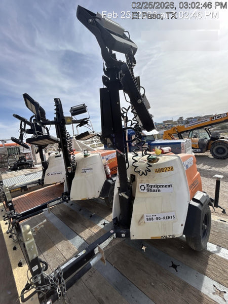 2024 Generac MLT2 Diesel, Flex Switch 120V Input, Powerzone Controller, 
(4) 320W LED Lights, 4kW Generator, 39.9 Gal Fuel Tank, 2" Ball, T3