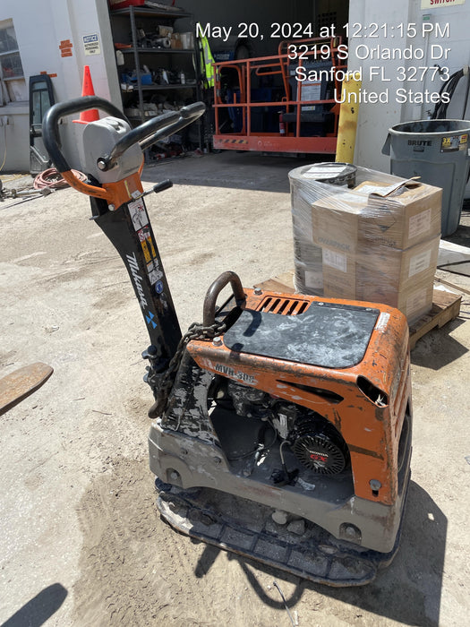 2023 Multiquip MV308GH Honda GX270, 18" Plate, Tachometer