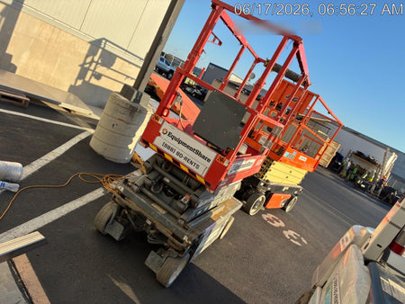 2020 Skyjack SJIII-3219 Solid NM Tires, Half height spring hinged entry gate, Dual Beacons, 800W Inverter