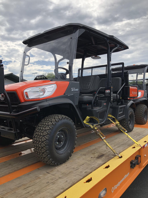 2022 Kubota RTV-X1140W-H Plastic Canopy, Windshield Acrylic Clear, LED Strobe Light, Wire Harness Kit, Back up Alarm