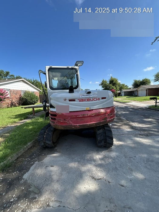 2019 Takeuchi TB290 Cab/Heat/AC Rubber tracks, Dozer blade, Travel alarm, Auxiliary hydraulics w/Manual QC, Hydraulic thumb, 18", 24", and 36" Buckets