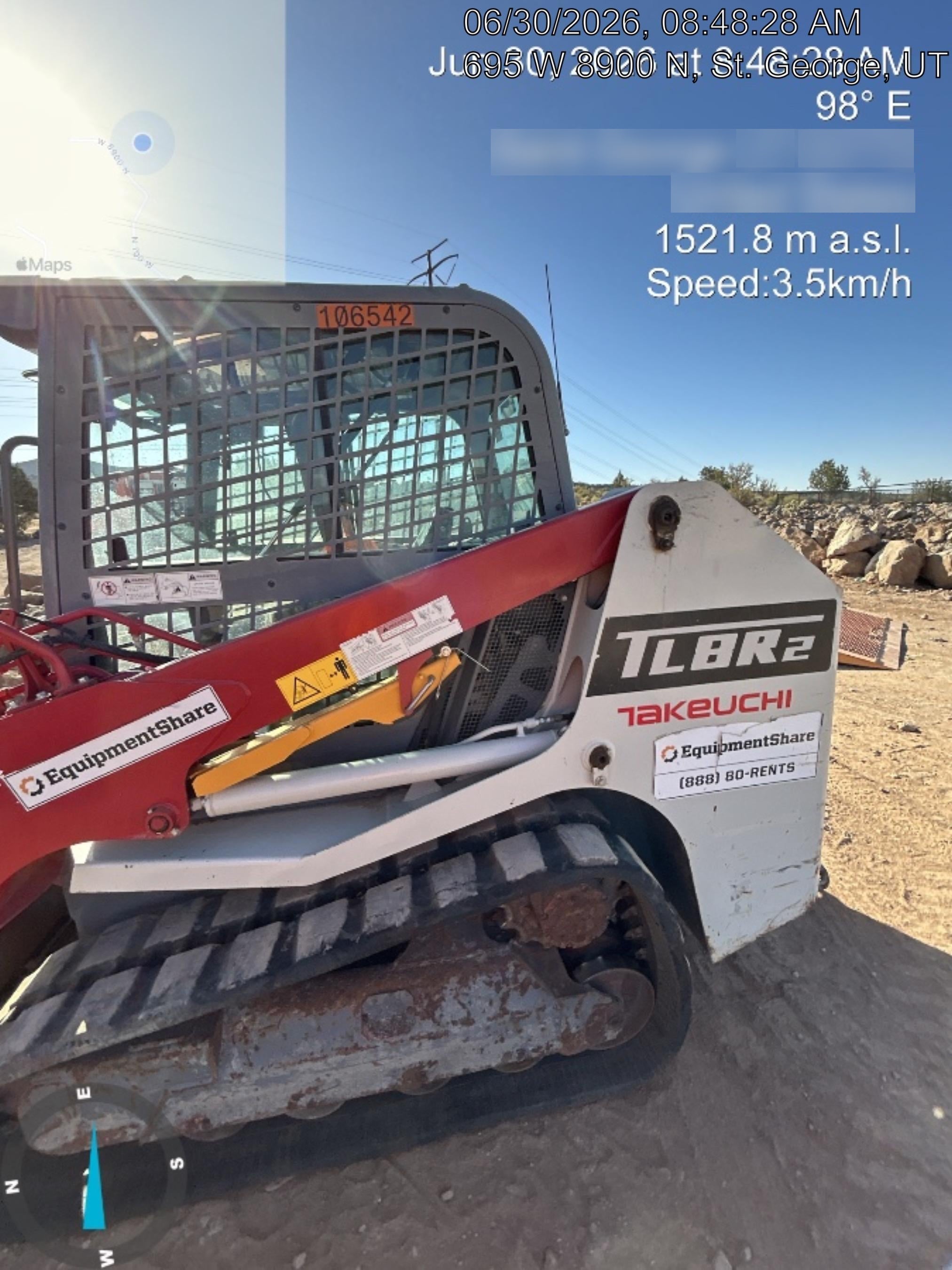 2020 TAKEUCHI TL8R2-CR