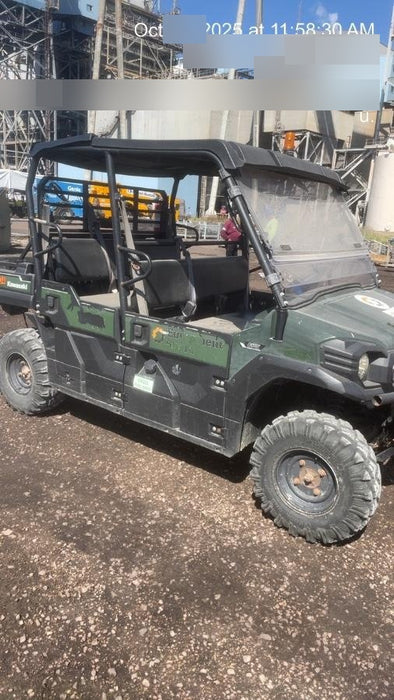 2019 Kawasaki Mule PRO-DXT Standard Options, Backup Alarm, Beacon, Plastic Hard Top, Poly Windshield, Horn Kit