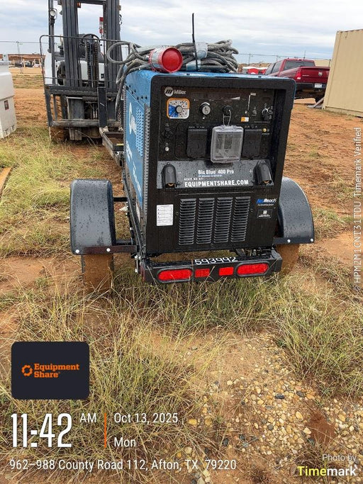 2025 MILLER ELECTRIC BIG BLUE 400