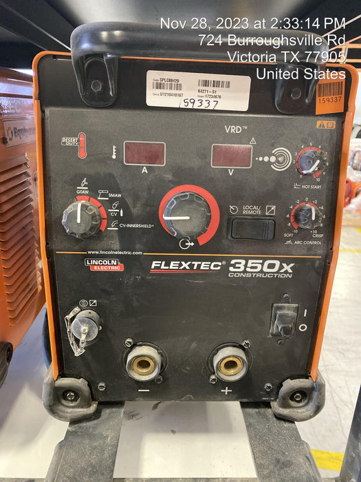 2021 LINCOLN ELECTRIC FLEXTEC 350X