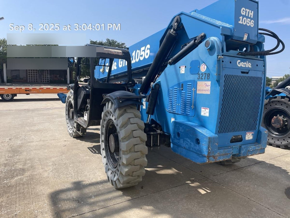 2017 Genie GTH-1056 Solid Tires, 60" carriage, Light Kit, Open ROPS