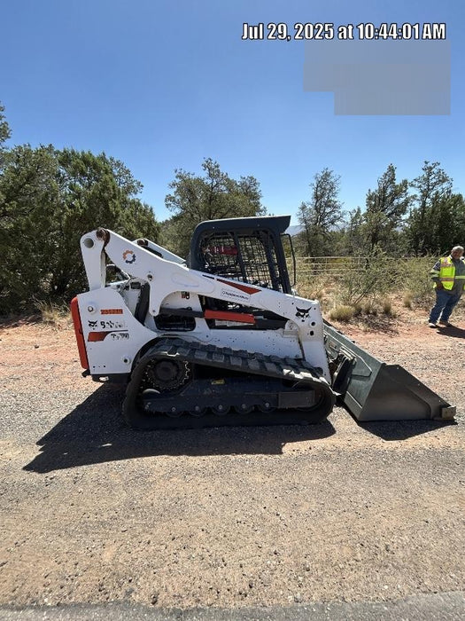 2022 Bobcat T770 92hp Doosan Diesel, Canopy, Rubber Tracks, Manual QC