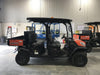 Kubota RTV-X1140W-H 4WD utility cart -LED strobe -Windshield tempered glass -Plastic canopy -Wire harness kit -Backup alarm