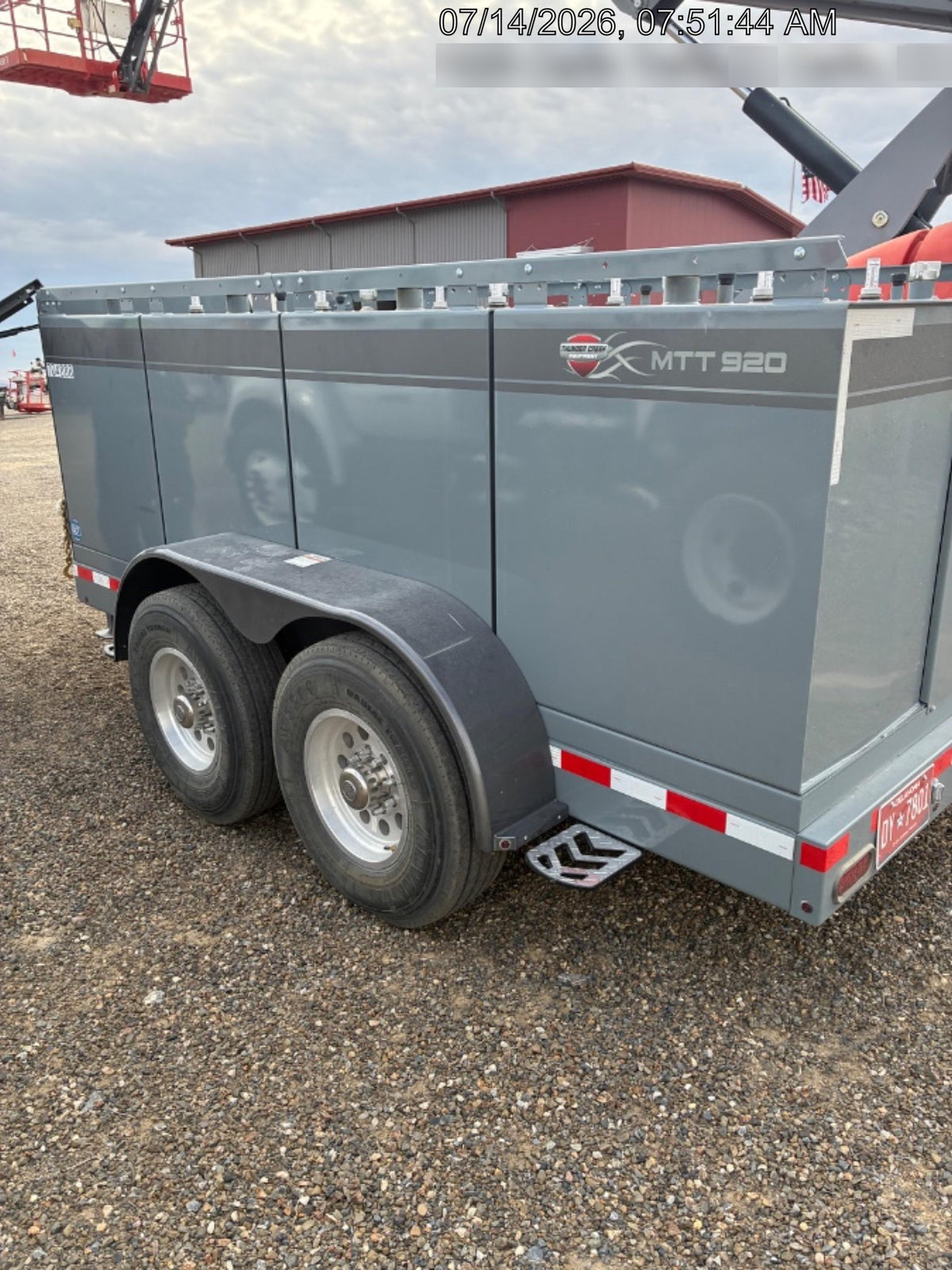 2026 THUNDER CREEK MTT920 - Hazmat not required