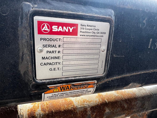 2019 Sany SW405K Tier 4, Cab, 3rd Function Hydraulics Smooth Pin On Bucket