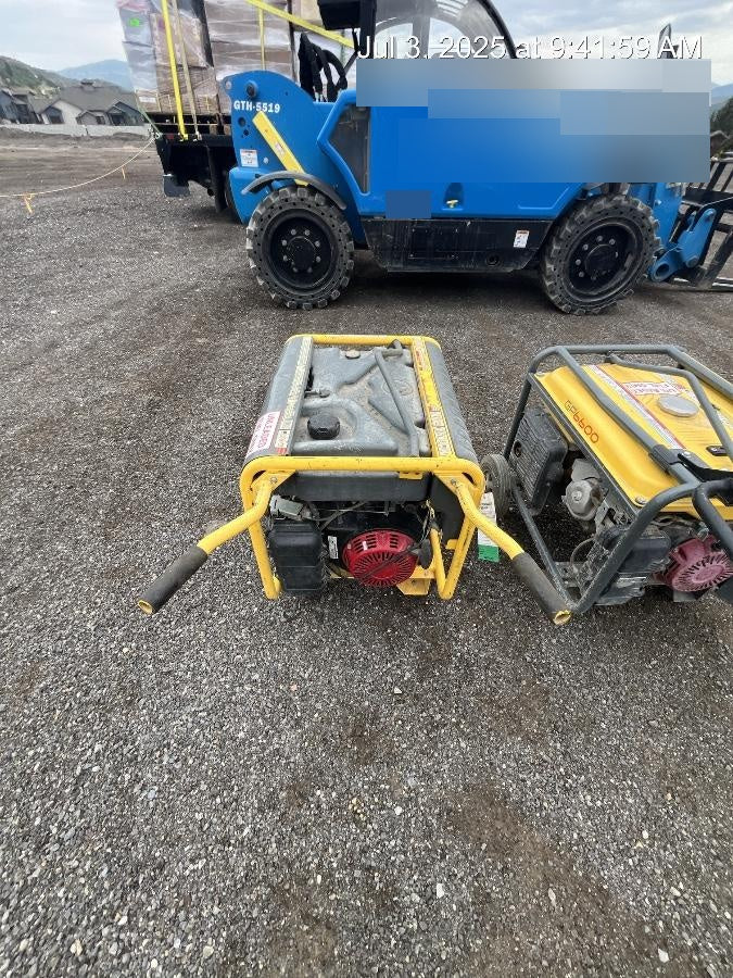 2018 Wacker Neuson GP6600A Wacker Neuson GP6600A Portable Generator, 6 kW