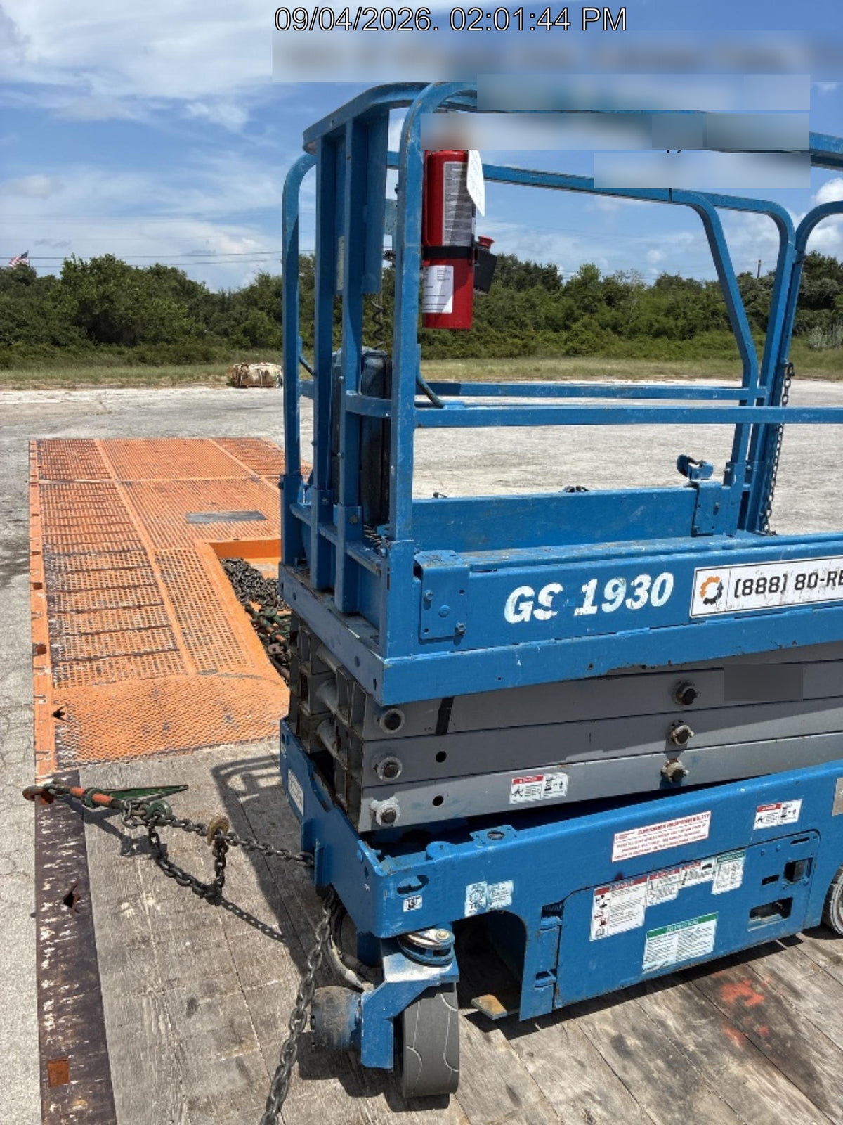 2020 Genie GS-1930 Standard Machine