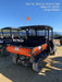 Kubota RTV-X1140W-H 4wd Utility Cart, 4 Seat, Diesel, LED Strobe, Windshield Tempered Glass, Plastic Canopy, Wire Harness Kit, Backup Alarm