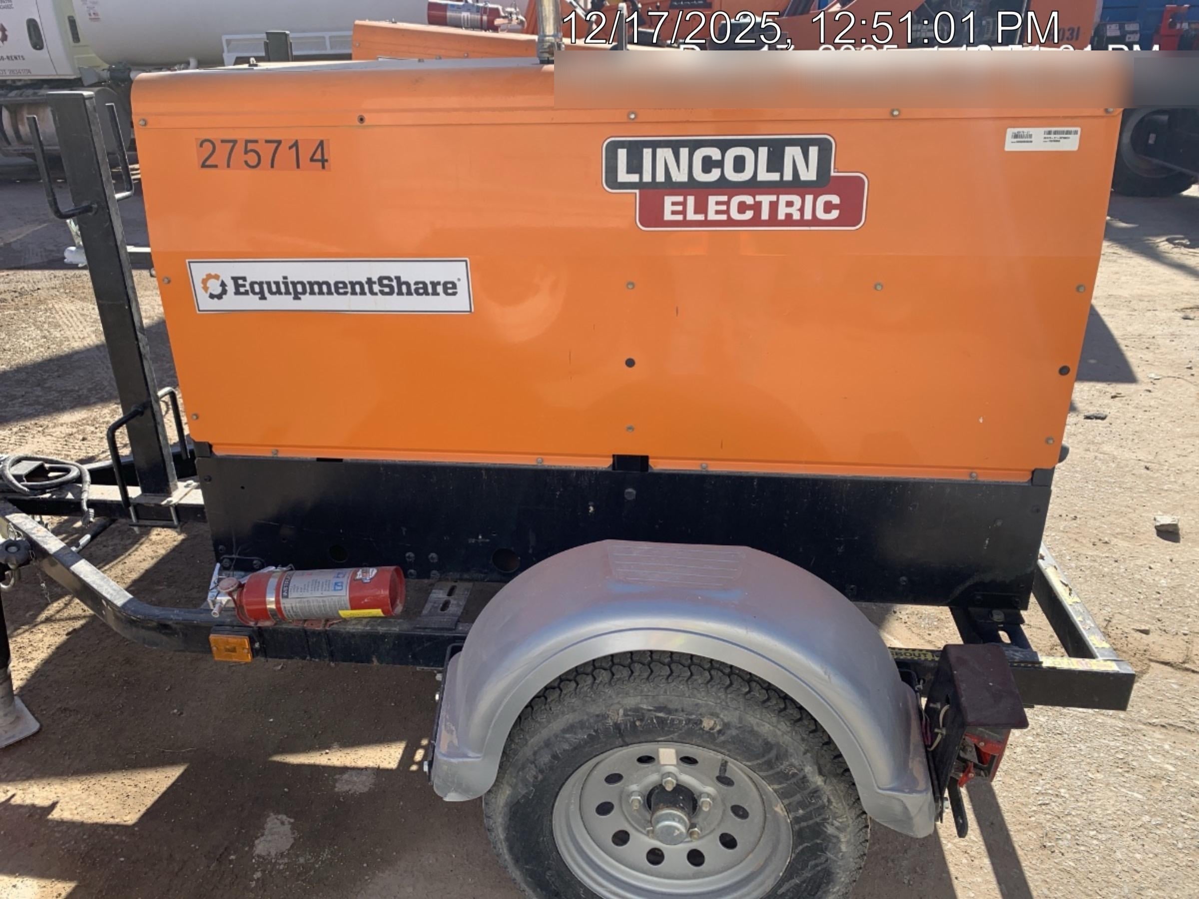 2022 Lincoln Electric LE400 Kubota V1505, Trlr, Cable Rack, Light Kit, ES Decals, T3