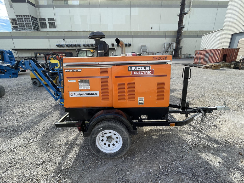2021 Lincoln Electric Vantage 549X Ready Pak 3, ORANGE (includes trailer, cable rack, fender light kit)