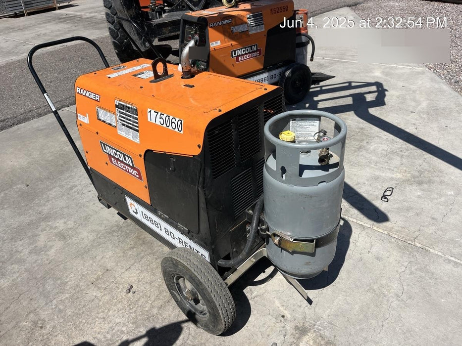 2021 Lincoln Electric Ranger 305 LPG LPG One-Pak (includes undercarriage, tank holder & tank strap) ORANGE