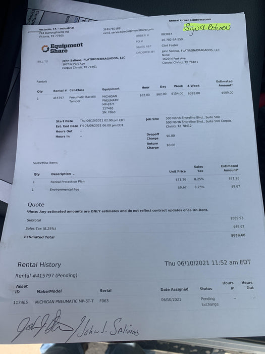 2020 MICHIGAN PNEUMATIC MP-6T-T