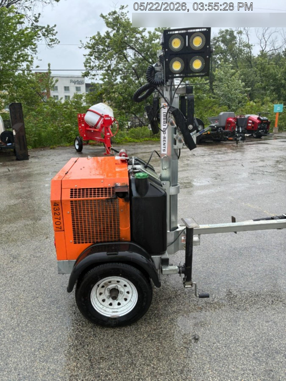 2024 Wanco WLTT-4MM4K Diesel, Deep Sea Controller, Shore Power Plug, Auto Start, (4) 350W LED Floodlights, 4kW Generator, 60 Gal Fuel Tank, 2" Ball, T3