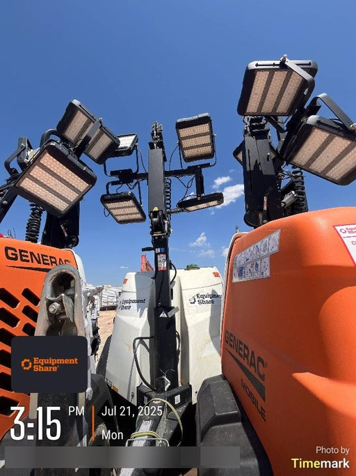 2023 Generac MLT2 Diesel, Flex Switch 120V Input, Powerzone Controller, (4) 320W LED Lights, 4kW Generator, 39.9 Gal Fuel Tank, 2" Ball, T3