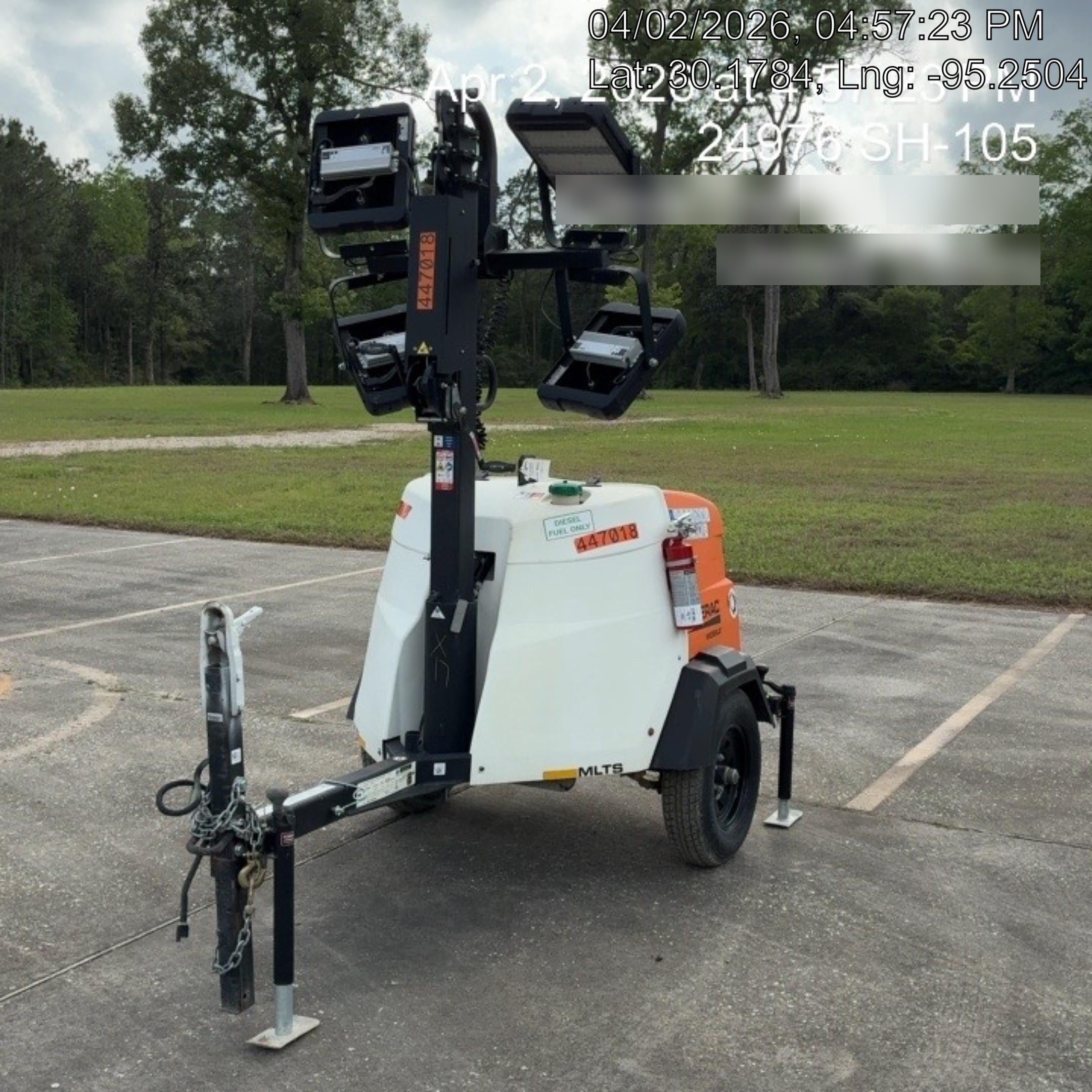 2024 Generac MLTS-4 2.4kW, Mitsu Eng, Analog, LED, Diesel.