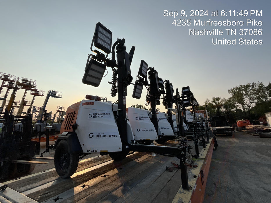 2023 Generac MLT2 Diesel, Flex Switch 120V Input, Powerzone Controller, 
(4) 320W LED Lights, 4kW Generator, 39.9 Gal Fuel Tank, 2" Ball, T3