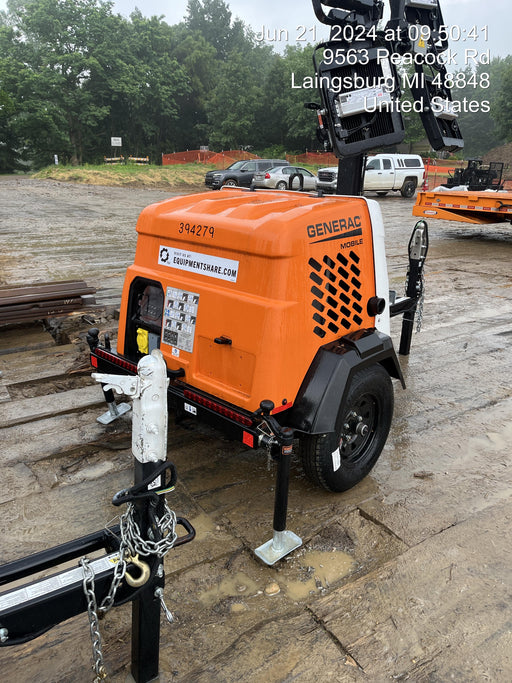 2024 Generac MLT2 Diesel, Flex Switch 120V Input, Powerzone Controller, 
(4) 320W LED Lights, 4kW Generator, 39.9 Gal Fuel Tank, 2" Ball, T3