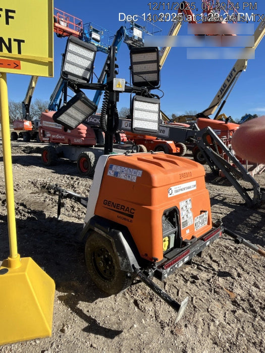 2024 Generac MLT2 Diesel, Flex Switch 120V Input, Powerzone Controller, 
(4) 320W LED Lights, 4kW Generator, 39.9 Gal Fuel Tank, 2" Ball, T3