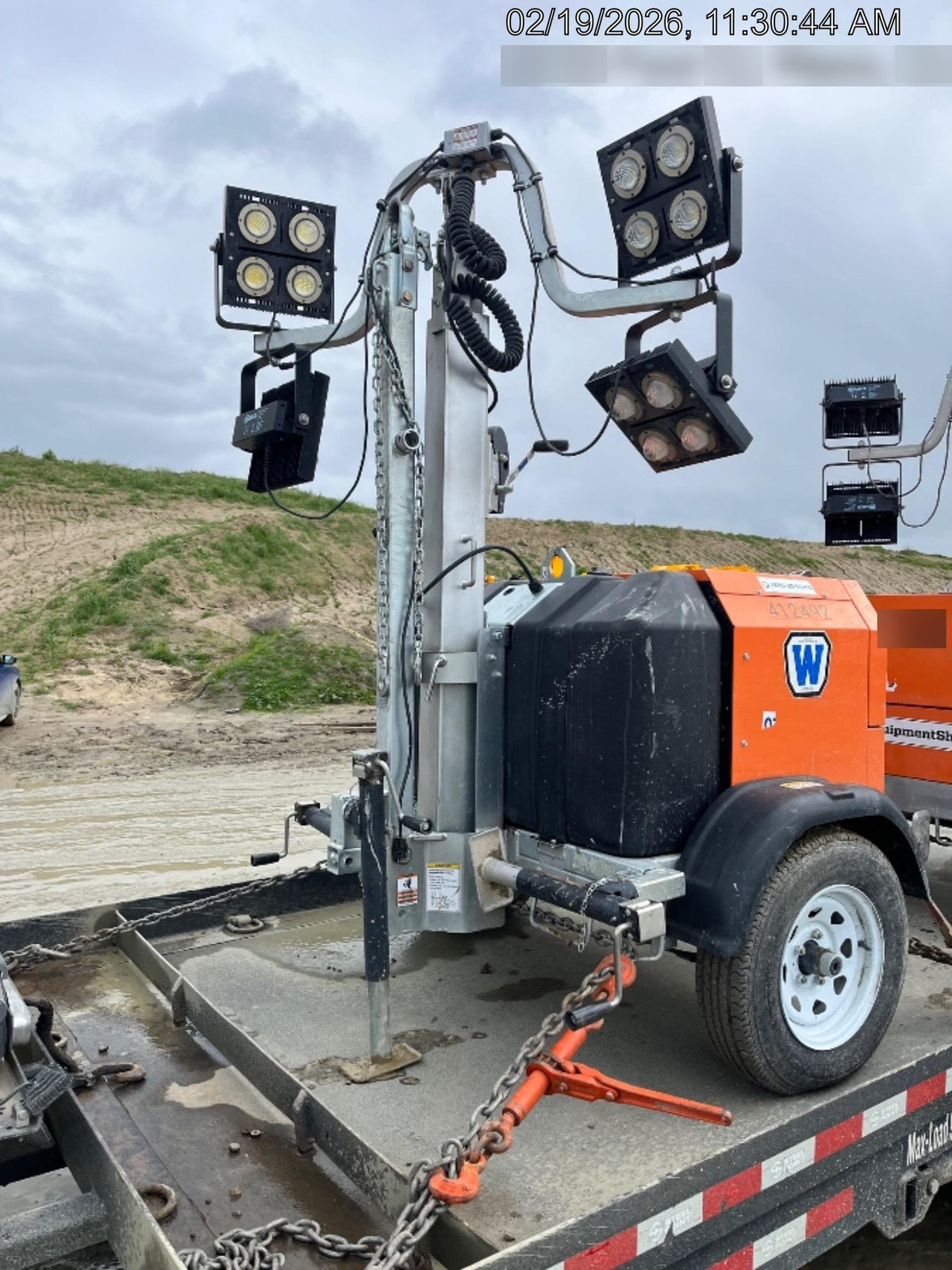 2024 Wanco WLTT-4MM4K Diesel, Deep Sea Controller, Shore Power Plug, Auto Start, (4) 350W LED Floodlights, 4kW Generator, 60 Gal Fuel Tank, 2" Ball, T3