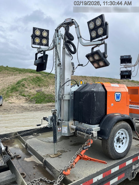 2024 Wanco WLTT-4MM4K Diesel, Deep Sea Controller, Shore Power Plug, Auto Start, (4) 350W LED Floodlights, 4kW Generator, 60 Gal Fuel Tank, 2" Ball, T3